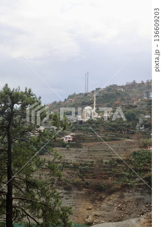 Mountain lake landscape. High quality photo Mountain lake landscape. High quality photo 136609203