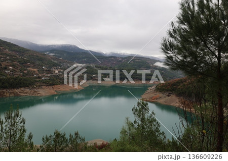 Mountain lake landscape. High quality photo Mountain lake landscape. High quality photo 136609226