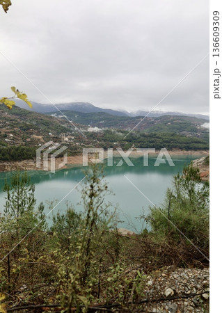 Mountain lake landscape. High quality photo 136609309