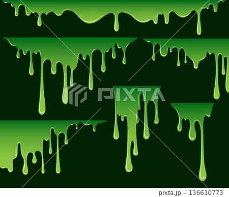 Slime dripping green sticky textures Slime dripping green sticky textures 136610773