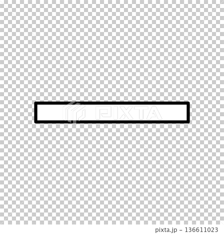 マイナス記号のシンプルなアイコン 136611023