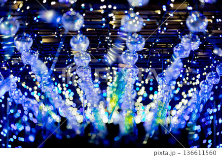 【愛知県飛島村】とびしま宵あかり　風鈴とイルミネーションの絶景 136611560