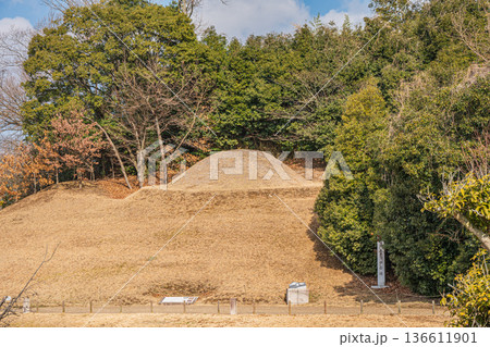 キトラ古墳 奈良県明日香村 キトラ古墳 奈良県明日香村 136611901