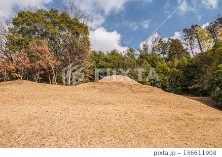 キトラ古墳 奈良県明日香村 キトラ古墳 奈良県明日香村 136611908