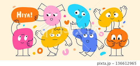 Cute blob elements. Cute blob elements. 136612965