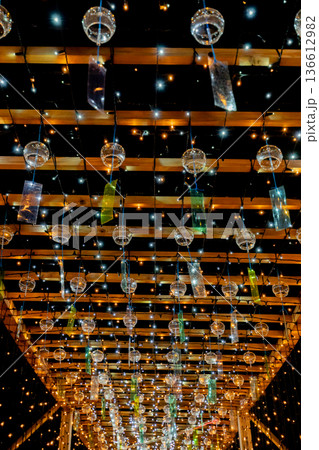 【愛知県飛島村】とびしま宵あかり 風鈴とイルミネーションの絶景 【愛知県飛島村】とびしま宵あかり 風鈴とイルミネーションの絶景 136612982