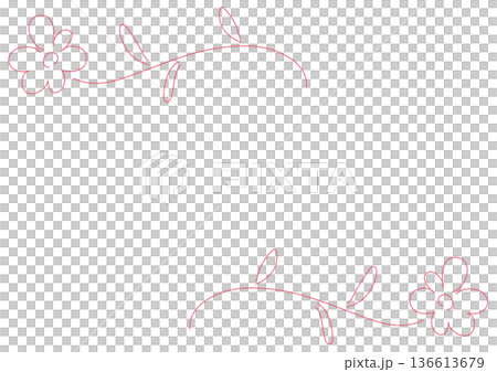 手繪粉紅色花朵邊框,溫柔可愛的植物裝飾邊框,春季賀卡背景 手繪粉紅色花朵邊框,溫柔可愛的植物裝飾邊框,春季賀卡背景 136613679