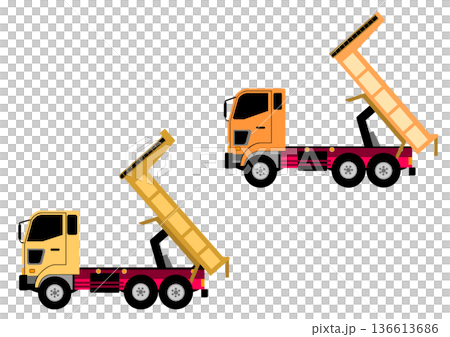 Raising the dump truck bed Raising the dump truck bed 136613686