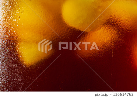 アイスコーヒー ガラスコップ ガラスのコップ 136614762
