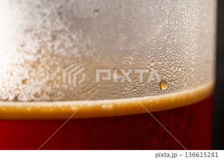 アイスコーヒー ガラスコップ ガラスのコップ 136615281