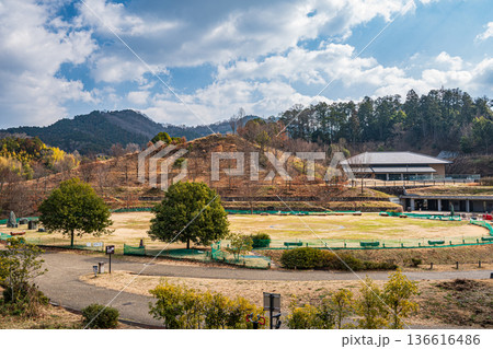 キトラ古墳四神の広場 奈良県明日香村 キトラ古墳四神の広場 奈良県明日香村 136616486