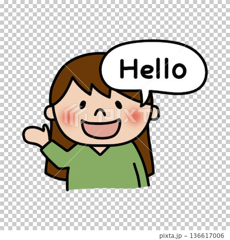 一個開朗活潑、會說英語的女孩 136617006