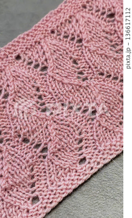 Colorful knitted fabric suitable for home decor, fashion or textile. pattern. Colorful knitted fabric suitable for home decor, fashion or textile. pattern. 136617112
