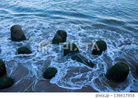 海岸のブロック 海岸のブロック 136617958