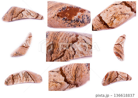 Collection of stone mineral Landscape Jasper 136618837
