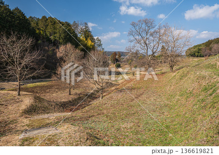 キトラの田んぼ 国営飛鳥歴史公園キトラ古墳周辺地区 奈良県明日香村 キトラの田んぼ 国営飛鳥歴史公園キトラ古墳周辺地区 奈良県明日香村 136619821