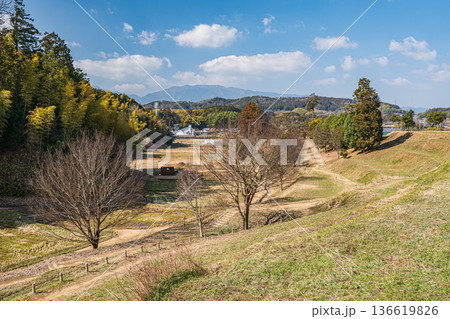 キトラの田んぼ　国営飛鳥歴史公園キトラ古墳周辺地区　奈良県明日香村 136619826