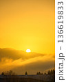 日の出と雲海【安曇野市】 日の出と雲海【安曇野市】 136619833
