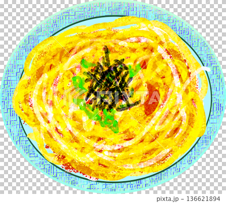 明太子意大利面插圖 136621894