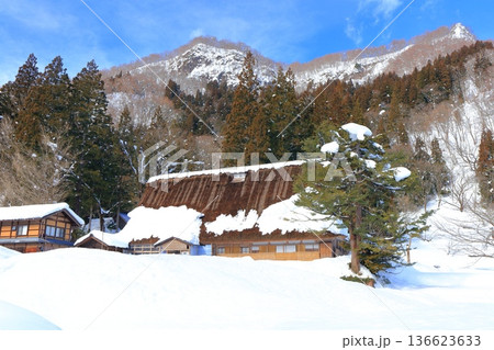 【富山県】白銀の五箇山相倉合掌集落 【富山県】白銀の五箇山相倉合掌集落 136623633