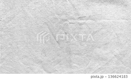 soft crumpled white linen fabric texture closeup revealing intricate weaves and gentle folds in neutral grayscale evoking minimalist calm for wallpaper or commercial background soft crumpled white linen fabric texture closeup revealing intricate weaves and gentle folds in neutral grayscale evoking minimalist calm for wallpaper or commercial background 136624183