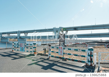 首都高速6号線の荒川河川敷_26 136625868