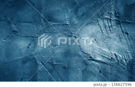 Grunge Decorative Navy Blue Dark Wall Background Texture Grunge Decorative Navy Blue Dark Wall Background Texture 136627596