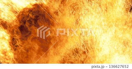 Burning fire flame background Burning fire flame background 136627652