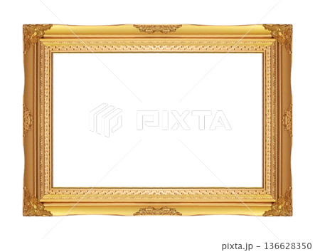 gold photo frame gold photo frame 136628350