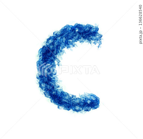 English letters blue Flame English letters blue Flame 136628540
