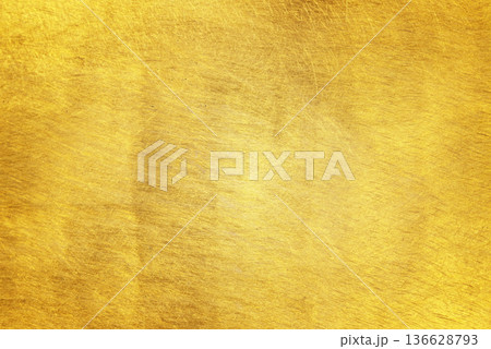 Gold metal brushed background 136628793