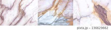 marble separating three pictures with high detail big size marble separating three pictures with high detail big size 136629662