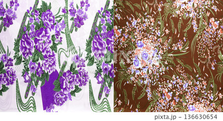 vintage style of tapestry flowers fabric vintage style of tapestry flowers fabric 136630654