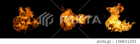 The red flames 136631201