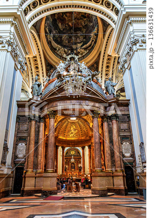Interior of Cathedral Basilica of Our Lady of the Pilar, Zaragoz 136631439