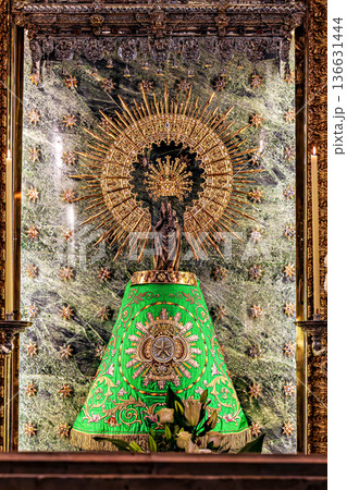 Interior of Cathedral Basilica of Our Lady of the Pilar, Zaragoz Interior of Cathedral Basilica of Our Lady of the Pilar, Zaragoz 136631444