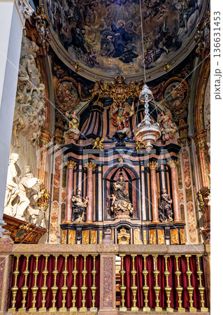 Interior of Cathedral Basilica of Our Lady of the Pilar, Zaragoz Interior of Cathedral Basilica of Our Lady of the Pilar, Zaragoz 136631453