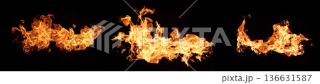 Fire flames collection Fire flames collection 136631587