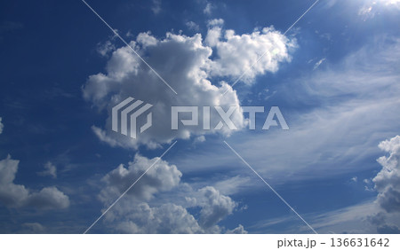 The vast blue sky 136631642