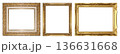 golden picture frame 136631668