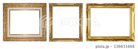 golden picture frame 136631668