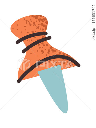 Needle pin school stationery sticker 136631742