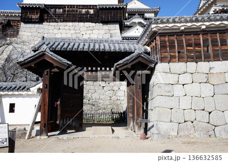 愛媛県 松山城・紫竹門 愛媛県 松山城・紫竹門 136632585