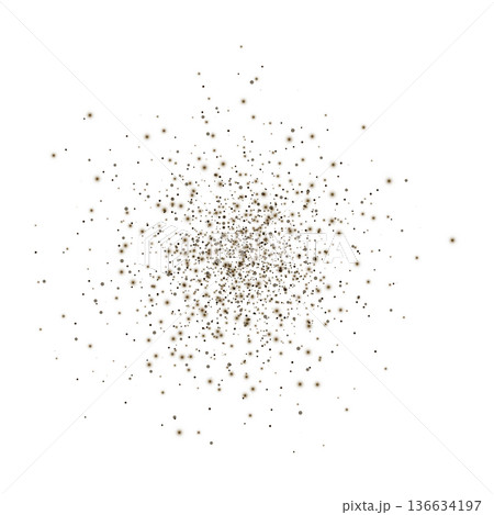 Dust powder scattered, crumbly sand particles, vector realistic dusty overlay texture, sand splash, ground splatter Dust powder scattered, crumbly sand particles, vector realistic dusty overlay texture, sand splash, ground splatter 136634197