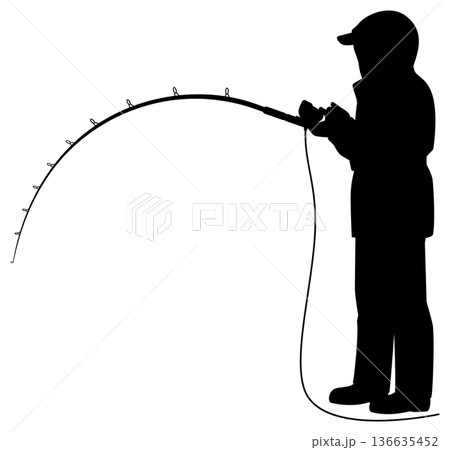 船で釣りをする人 136635452