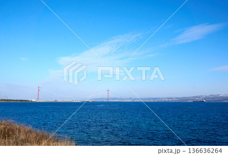 The construction of 1915 Canakkale Bridge The construction of 1915 Canakkale Bridge 136636264