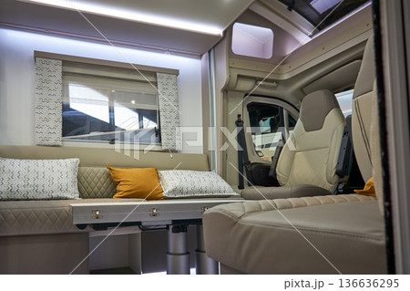 Interior of a camper van Interior of a camper van 136636295