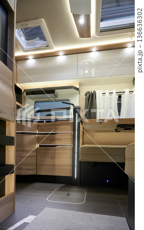 Interior of a camper van Interior of a camper van 136636302