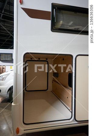 Interior of a camper van Interior of a camper van 136636306