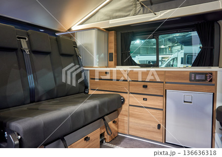 Interior of a camper van Interior of a camper van 136636318